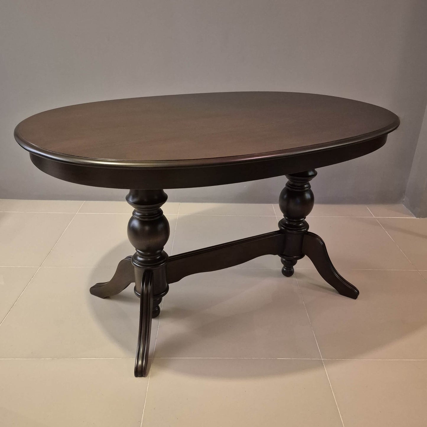 Elegansia Masa, Çift Ayaklı Ahşap Masa (Çizgisiz Ayaklı)