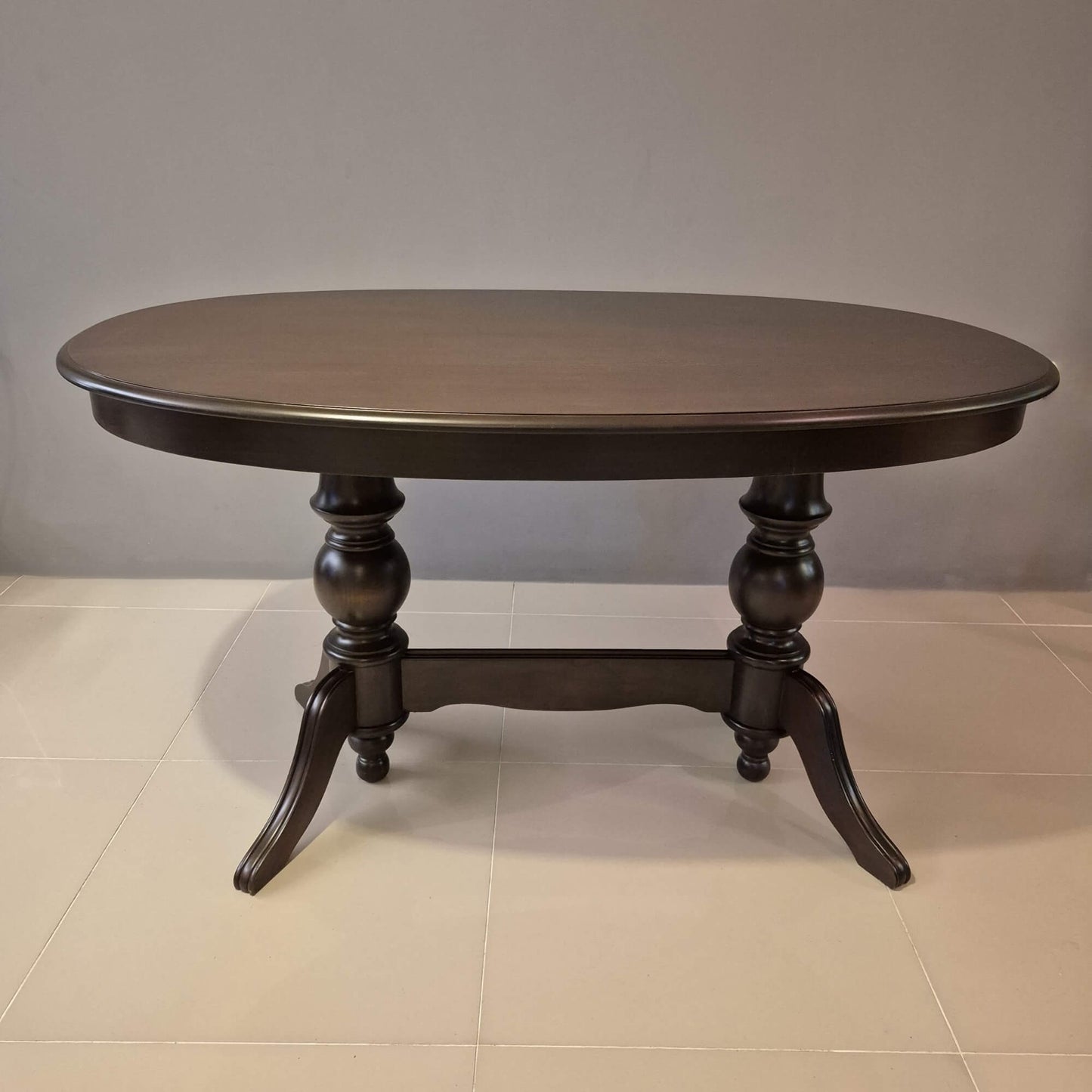 Elegansia Masa, Çift Ayaklı Ahşap Masa (Çizgisiz Ayaklı)