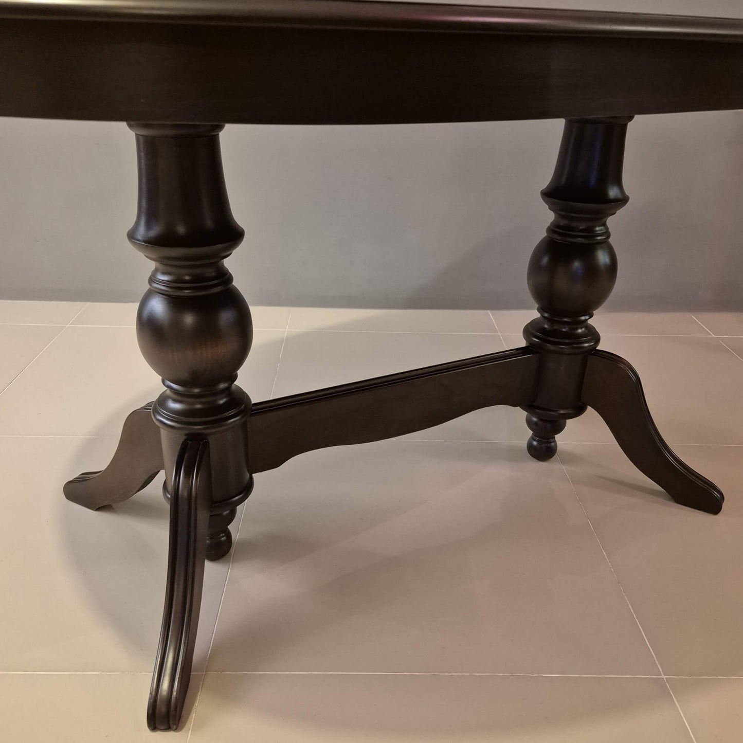 Elegansia Masa, Çift Ayaklı Ahşap Masa (Çizgisiz Ayaklı)