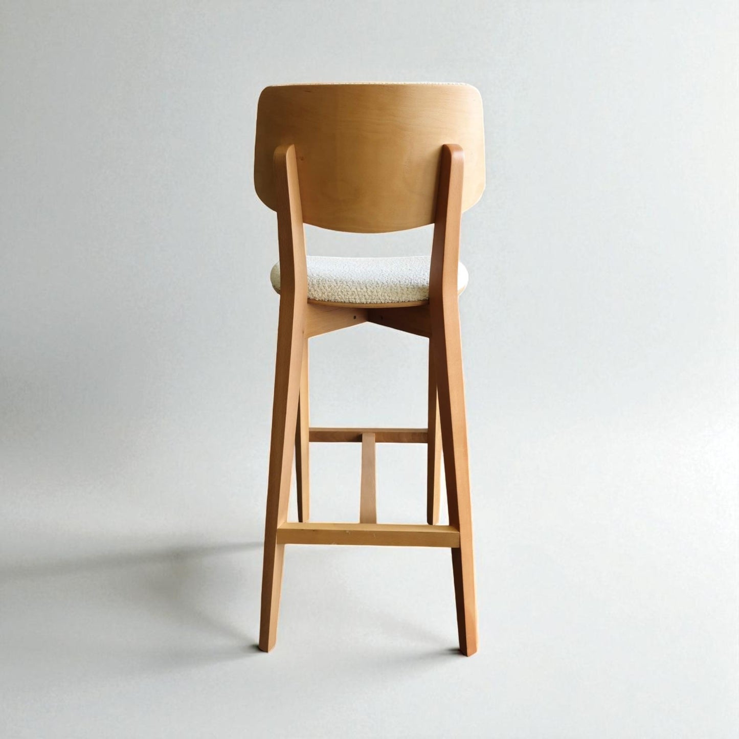 Belis Ahşap Bar Sandalyesi, Modern Tasarım