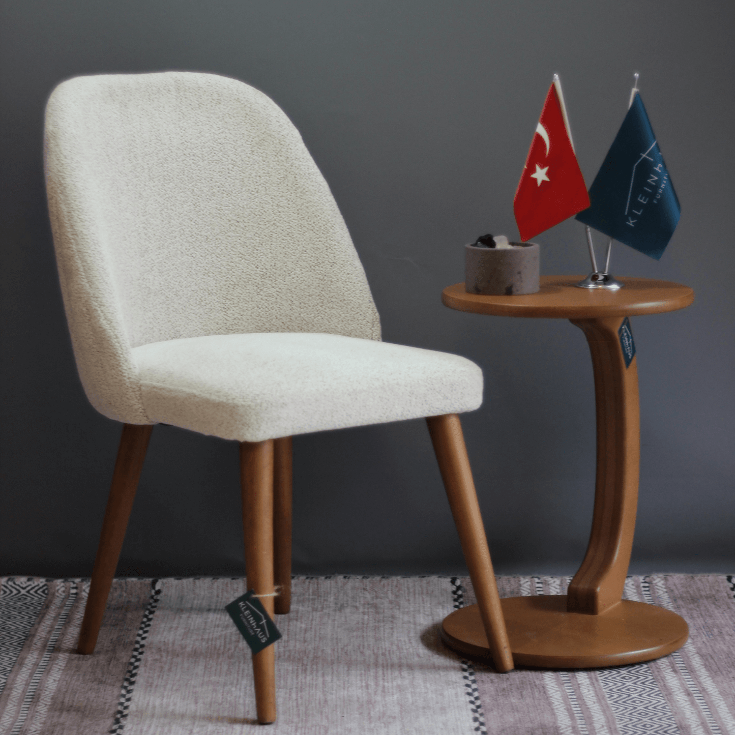 Valencia Çizgili Yemek Sandalyesi, Konforlu Oturum