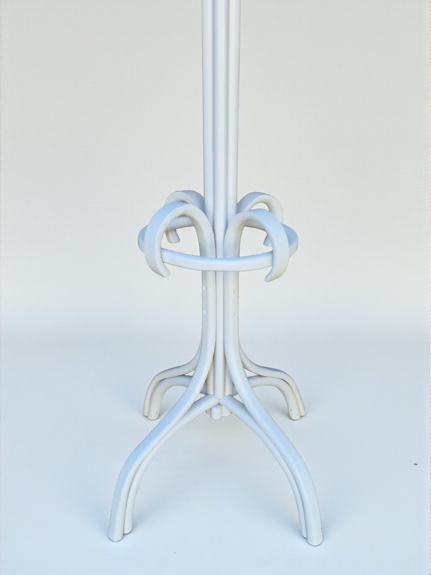 Tonet 8-teilige Garderobe, Garderobenständer aus Holz (Weiß)