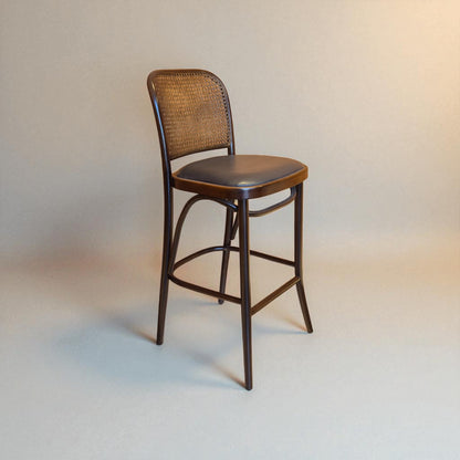 Tonet Hazeranlı Ahşap Bar Sandalyesi
