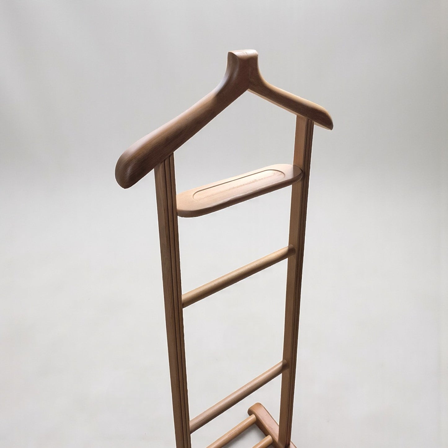 Ahşap Tekli Dilsiz Uşak, Masif Elbise Ceket Askılığı, Pantolon Askılığı