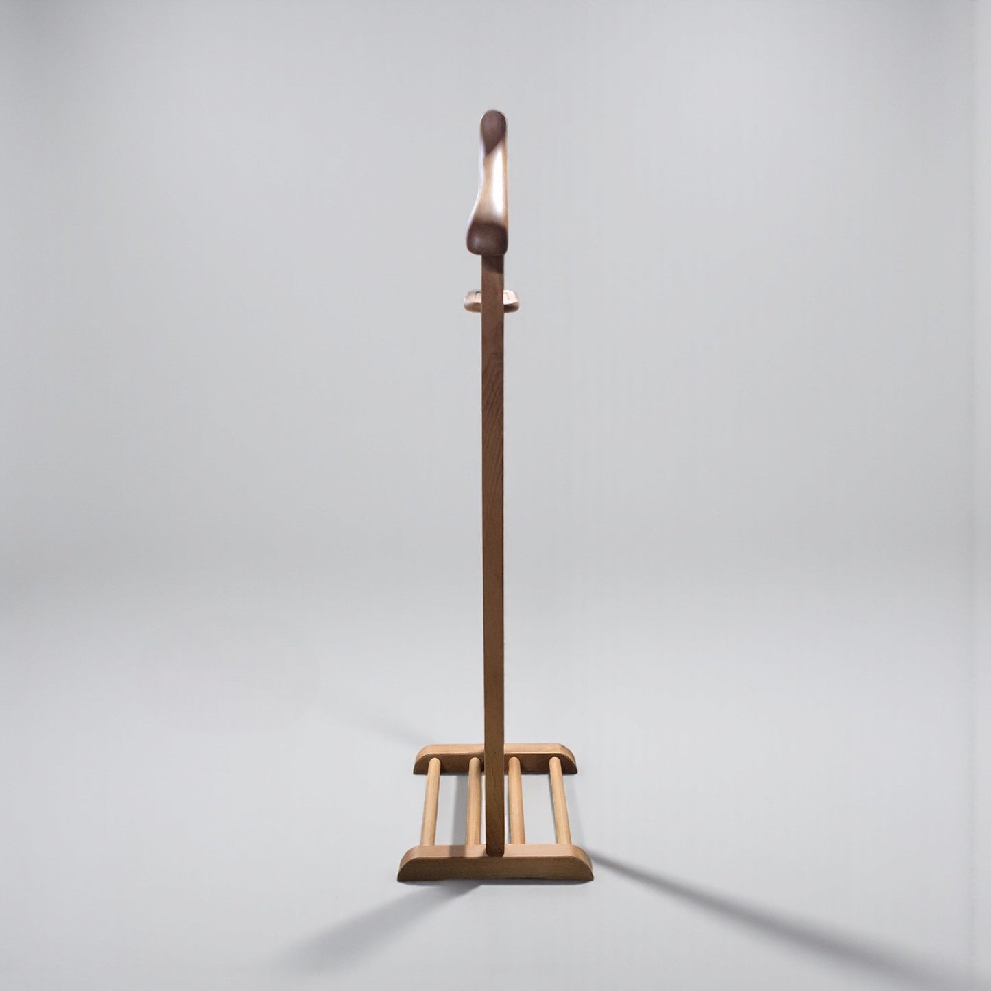 Ahşap Tekli Dilsiz Uşak, Masif Elbise Ceket Askılığı, Pantolon Askılığı