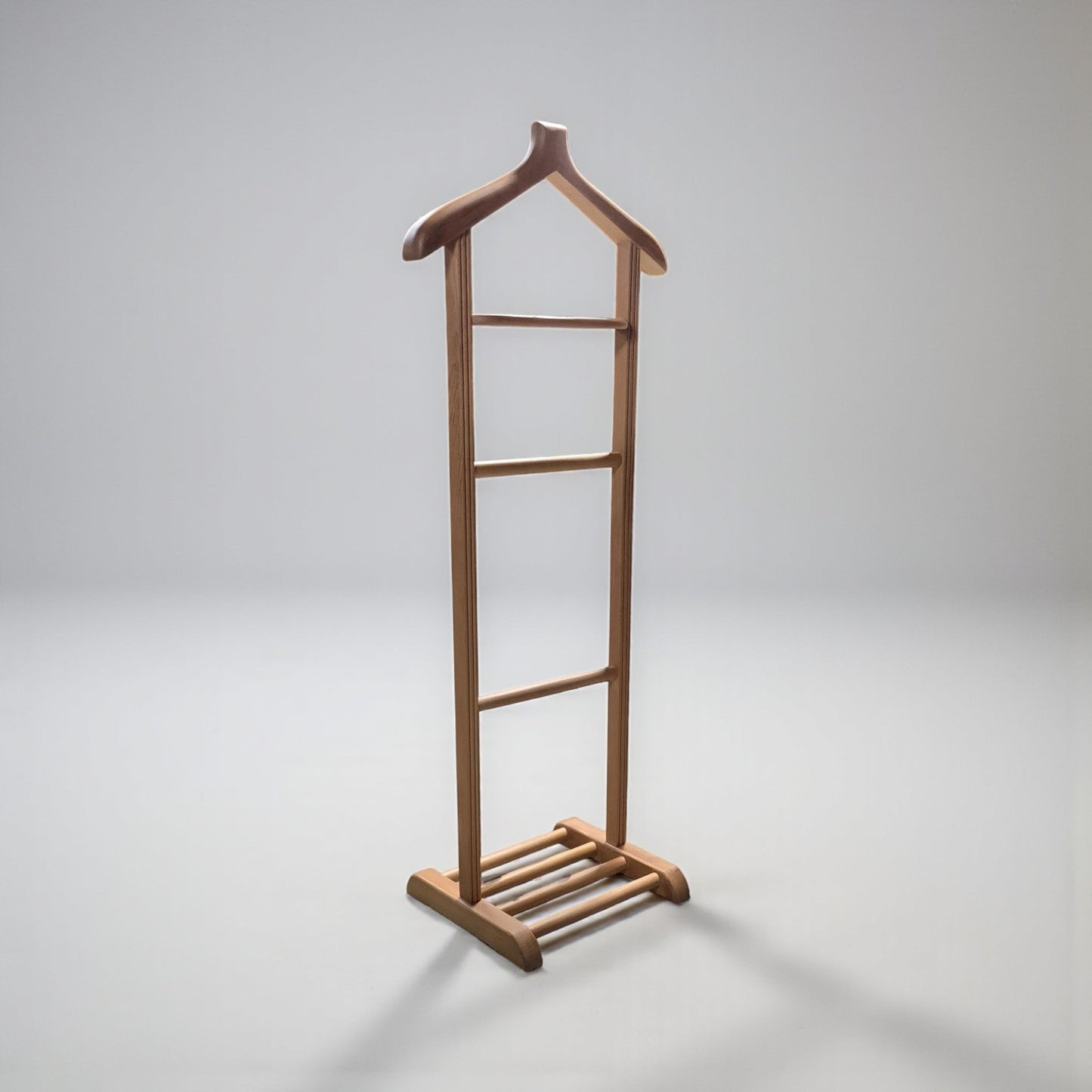 Ahşap Tekli Dilsiz Uşak, Masif Elbise Ceket Askılığı, Pantolon Askılığı