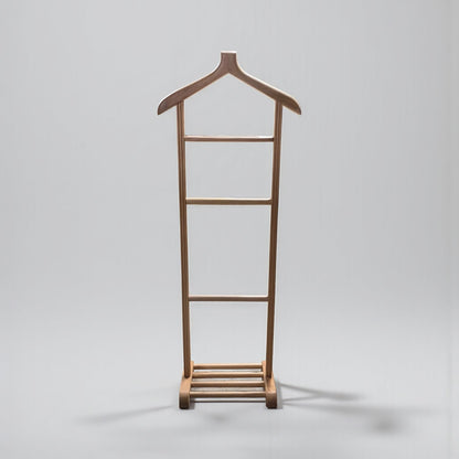 Ahşap Tekli Dilsiz Uşak, Masif Elbise Ceket Askılığı, Pantolon Askılığı