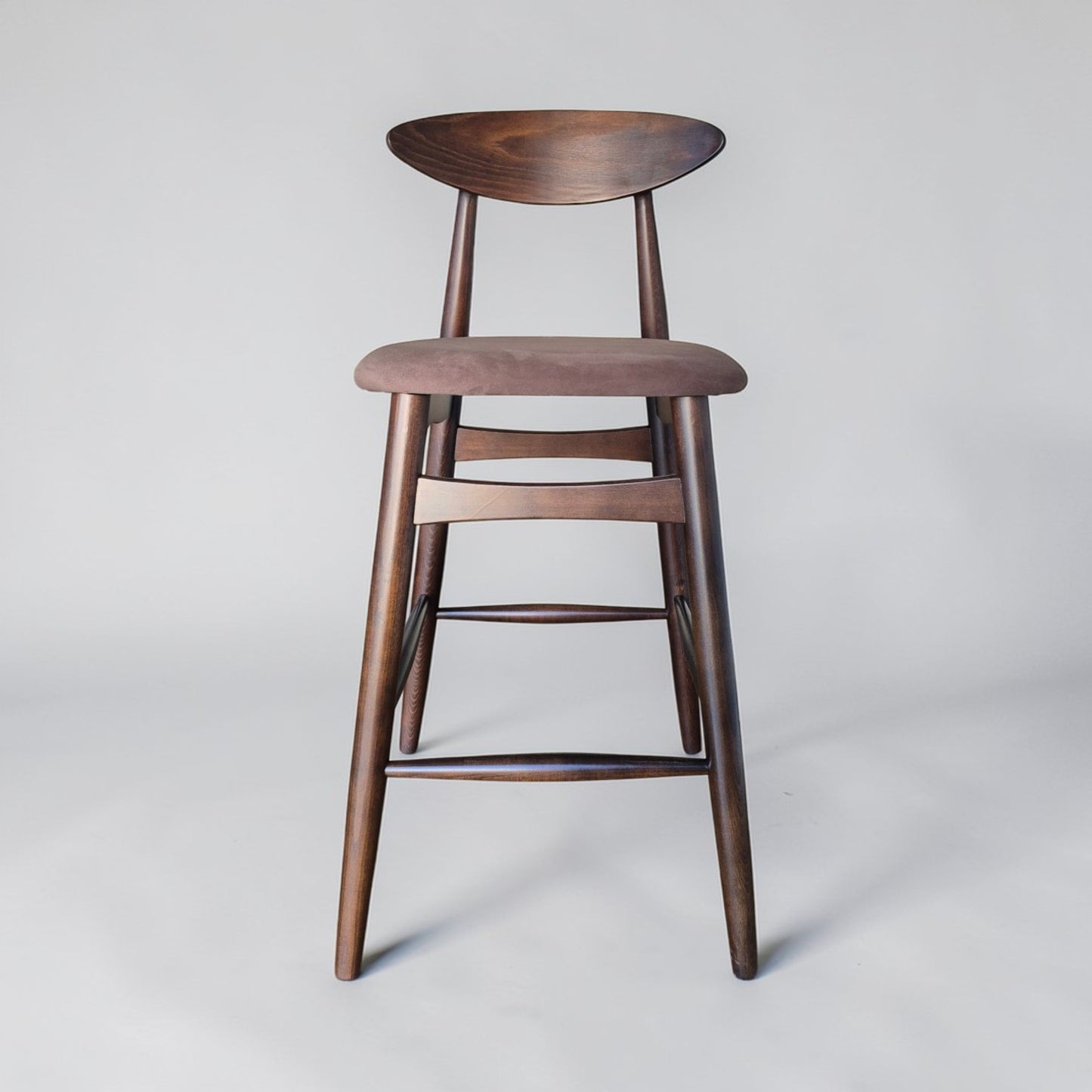 Mumbai Ahşap Bar Sandalyesi