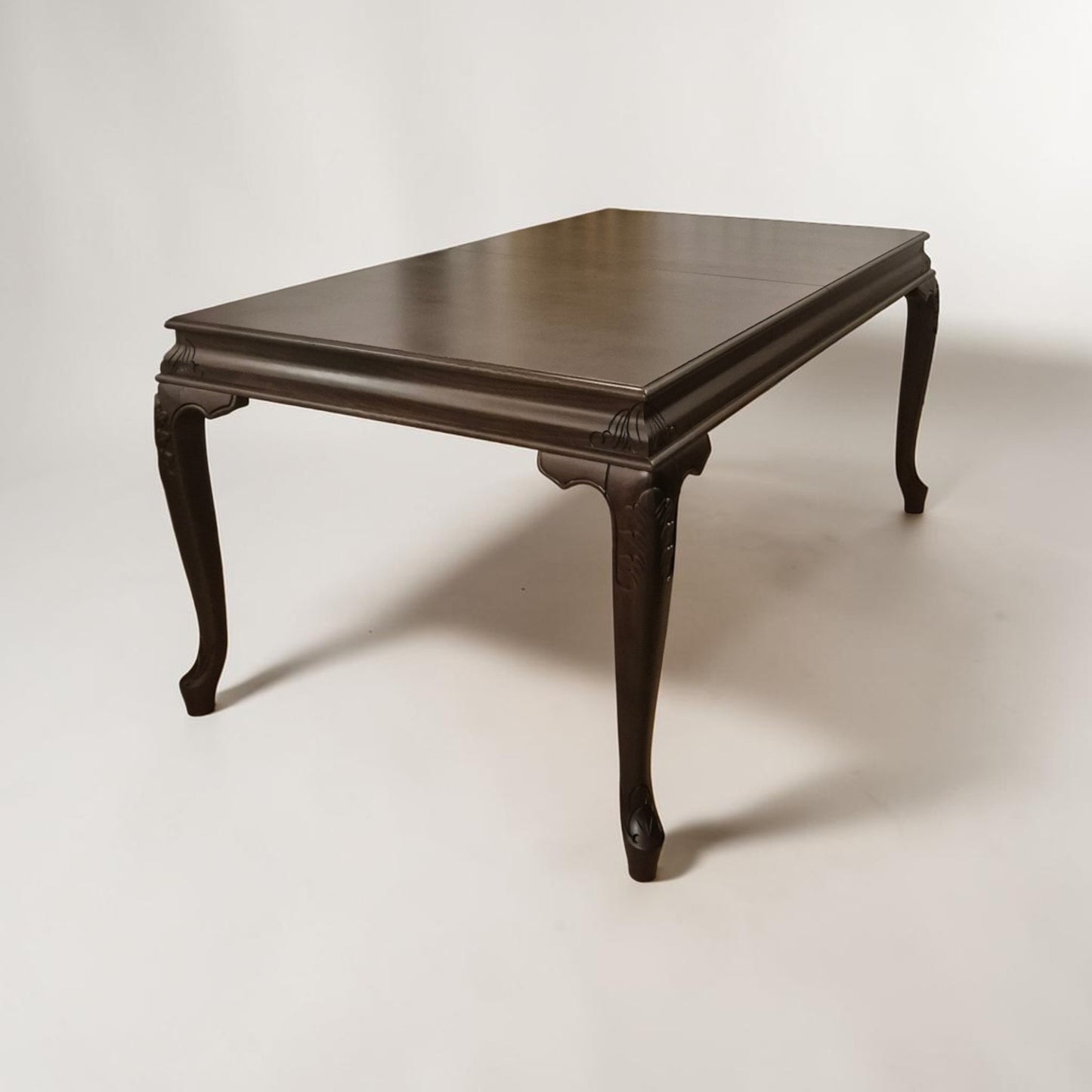Elegansia Table, Double-Legged Wooden Table