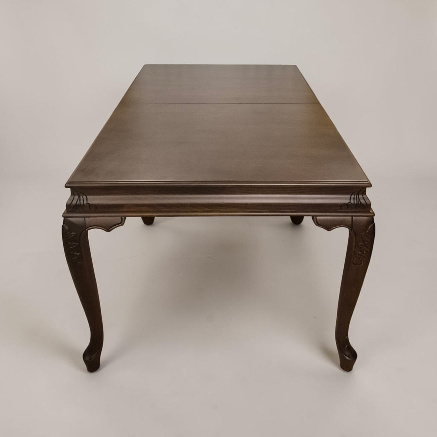 Elegansia Table, Double-Legged Wooden Table