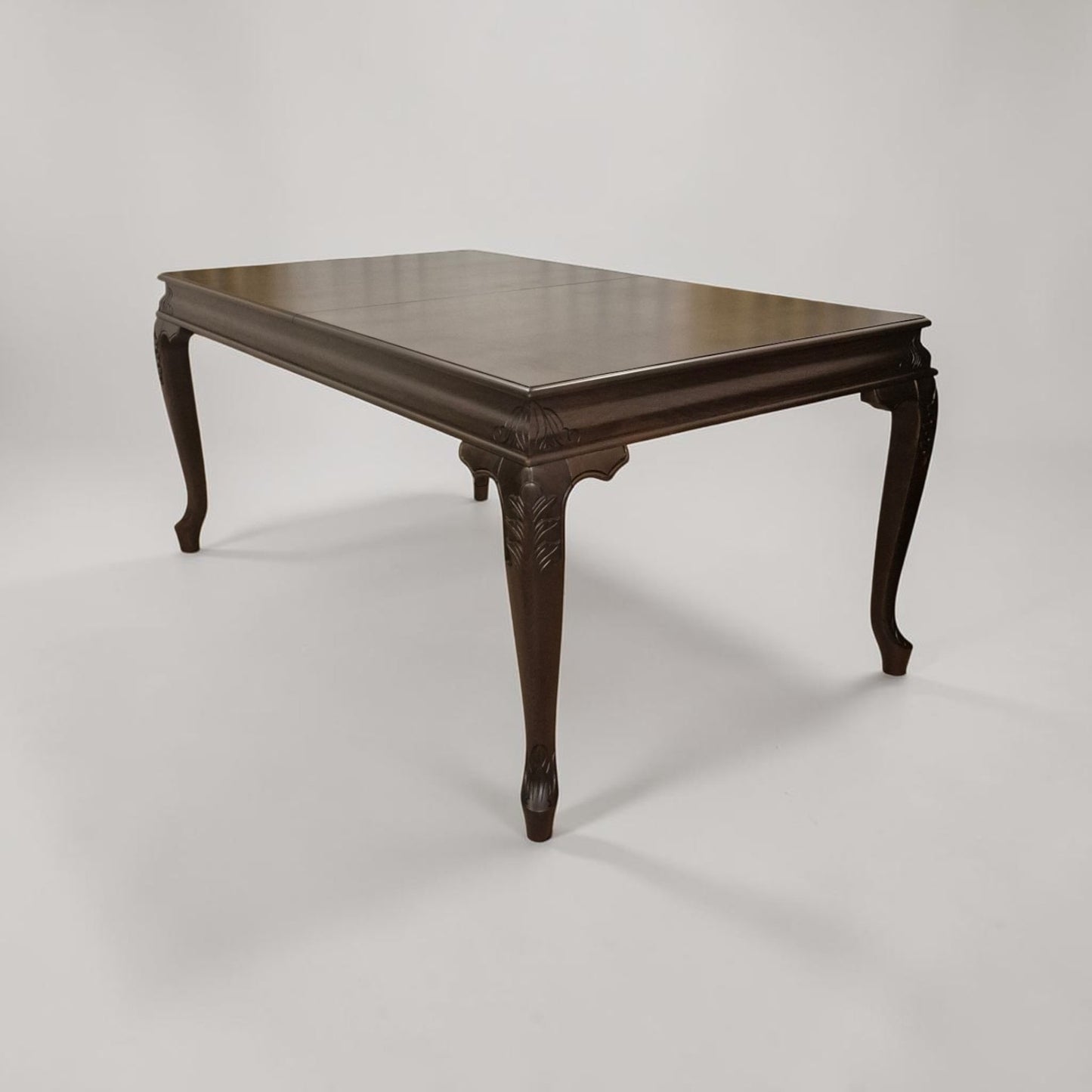 Elegansia Table, Double-Legged Wooden Table