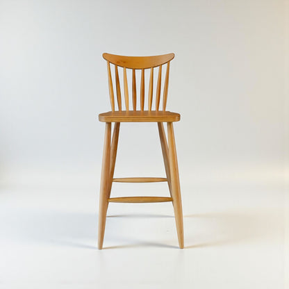 Lunoria Ahşap Oturumlu Bar Sandalyesi, Masif Ahşap Oturumlu