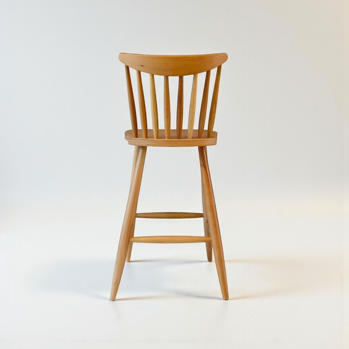 Lunoria Ahşap Oturumlu Bar Sandalyesi, Masif Ahşap Oturumlu