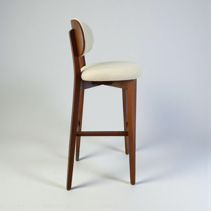 Nebulora Ahşap Bar Sandalyesi