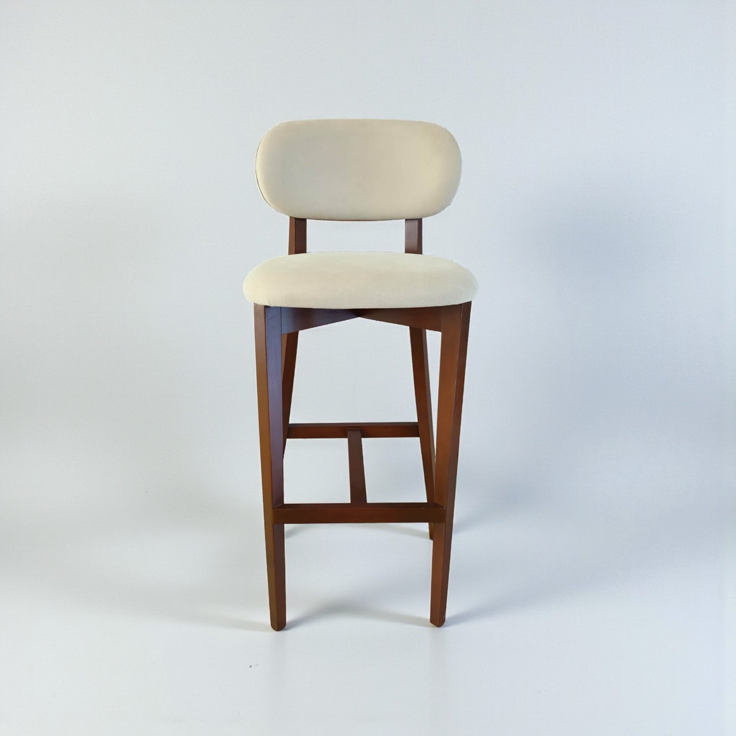 Nebulora Ahşap Bar Sandalyesi