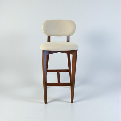 Nebulora Ahşap Bar Sandalyesi