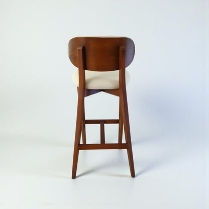 Nebulora Ahşap Bar Sandalyesi