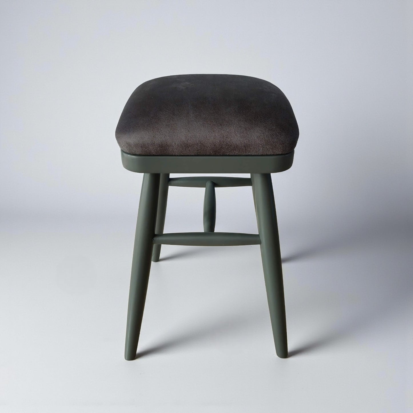 Woody Modern Ahşap Kare Tabure