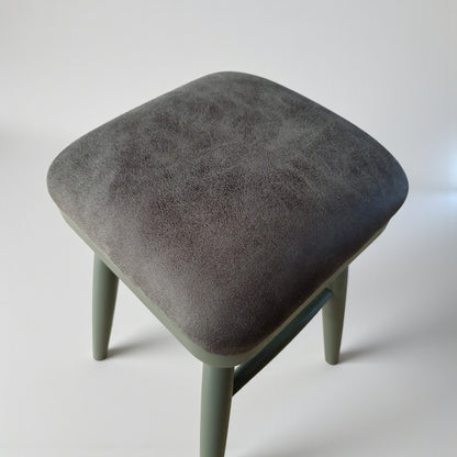 Woody Modern Ahşap Kare Tabure