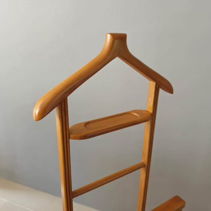 Ahşap Dilsiz Uşak, Masif Elbise Ceket Askılığı, Pantolon Askılığı