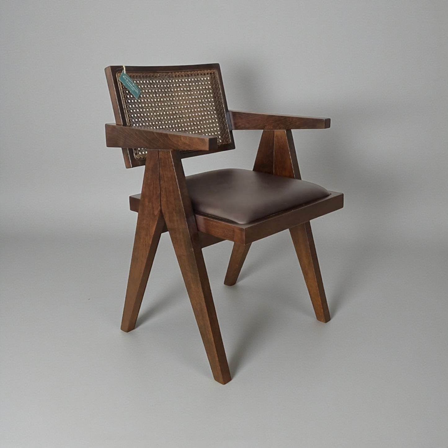 Sofia Wooden Dining Chair, Natural Hazeran Wooden Chair