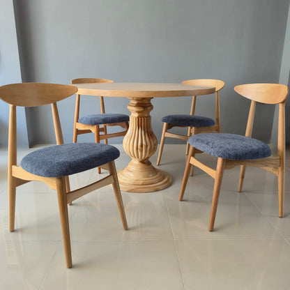 Balerin Masa Takımı (4 Adet Mumbai Sandalye)