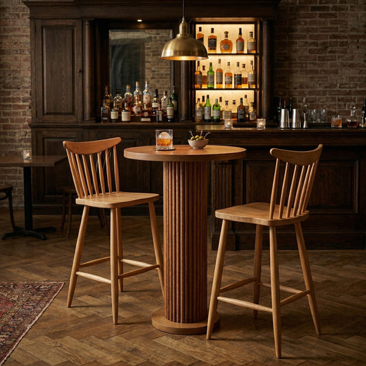 Patelya Ahşap Bar Masası, Bistro