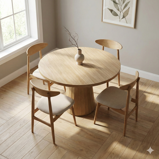 Eliar Table Set (4 Mumbai Chairs)