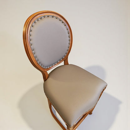 Madallion Ahşap Bar Sandalyesi