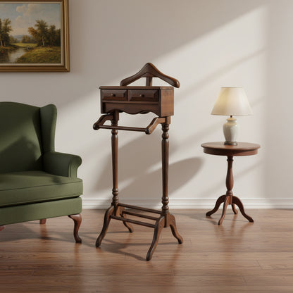 Castel Klasik Tasarım Çekmeceli Askılık Dilsiz Uşak