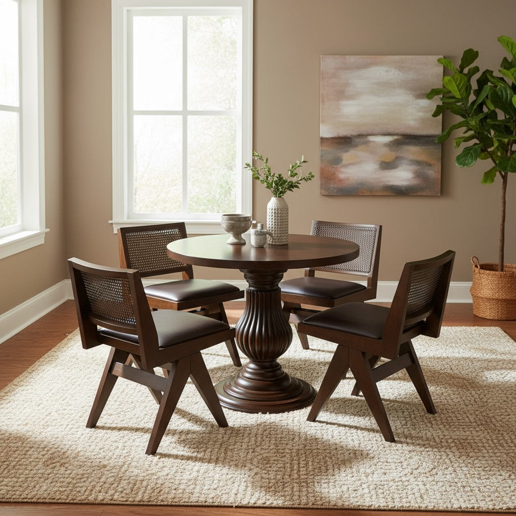 Balerin Masa Takımı (4 Adet Beograd Sandalye)