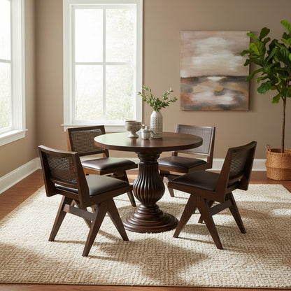 Balerin Masa Takımı (4 Adet Beograd Sandalye)