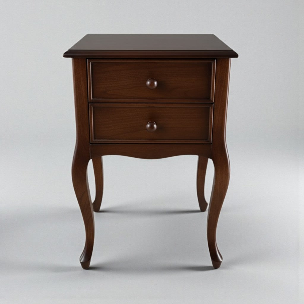 Victoria Lükens Ayaklı Ahşap Komodin