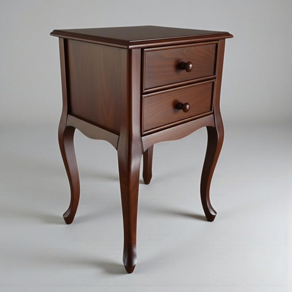 Victoria Lükens Ayaklı Ahşap Komodin