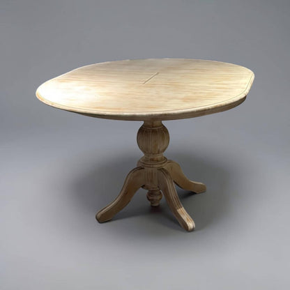 Elegansia-Tisch, doppelbeiniger Holztisch