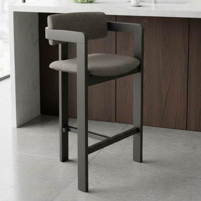 Münih Ahşap Bar Sandalyesi