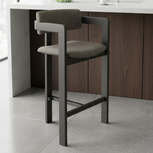 Münih Ahşap Bar Sandalyesi