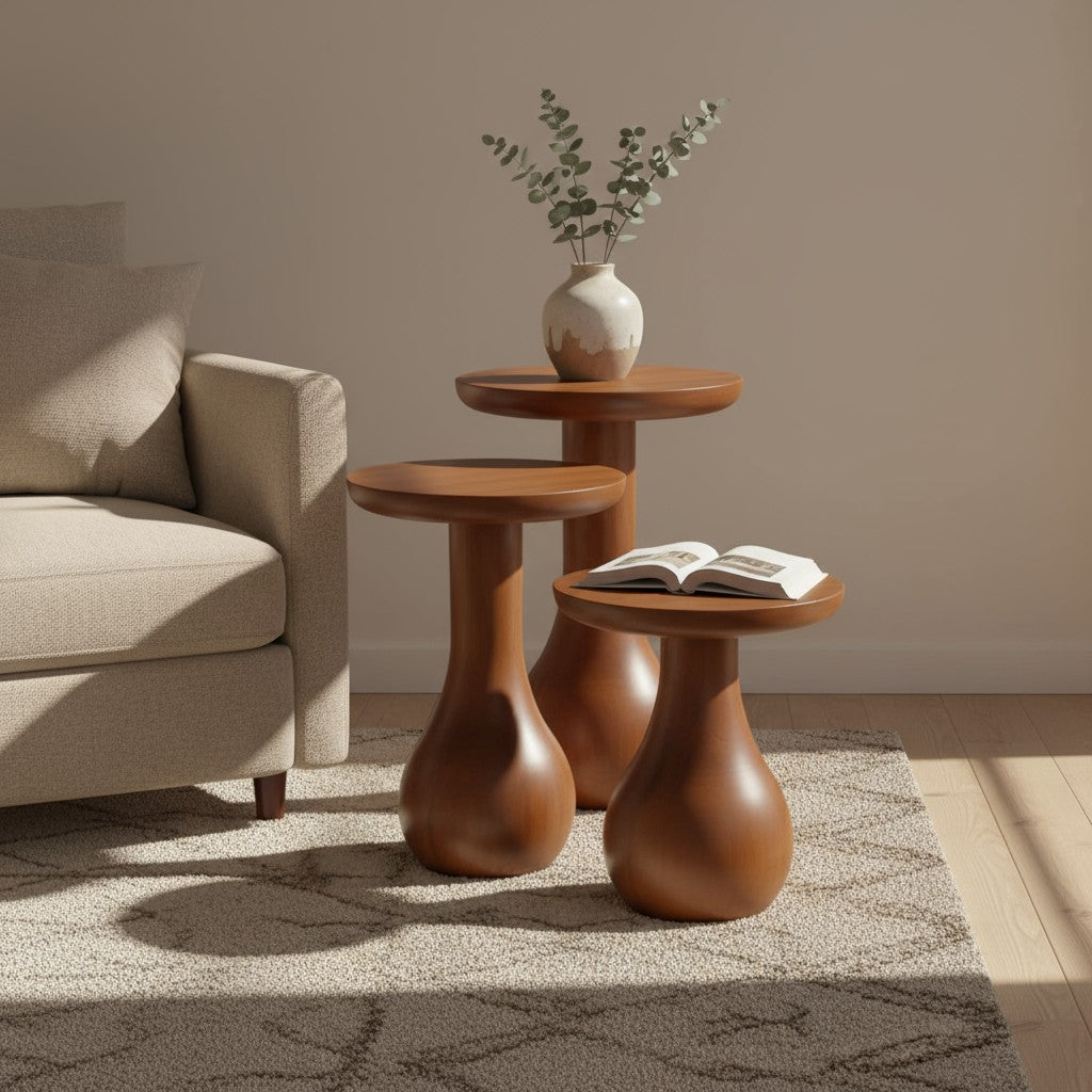 Mushroom Trio Sehpa Seti