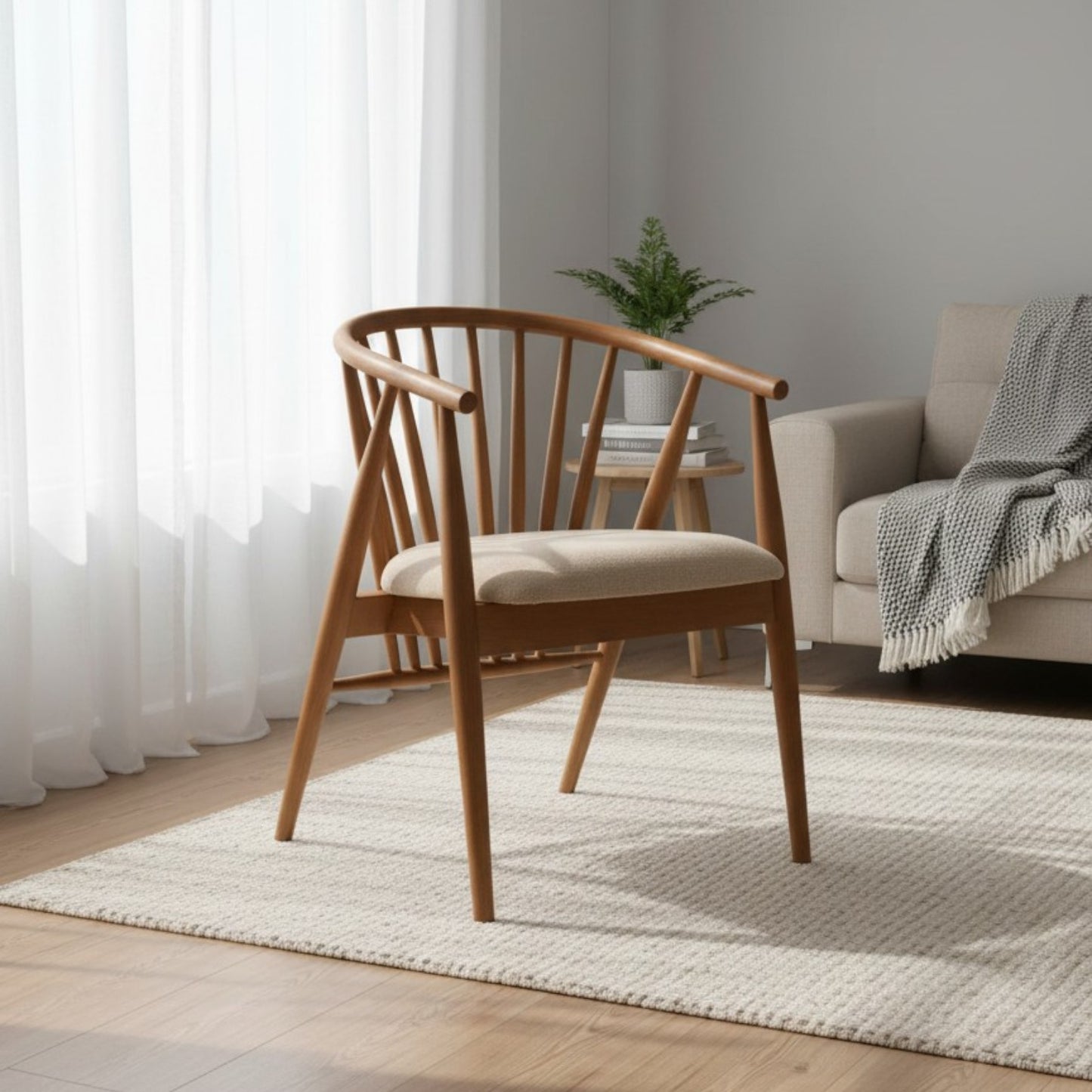 Oslo Ahşap Yemek Sandalyesi, Modern Tasarım